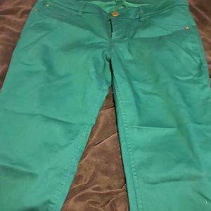 Green pants size junior 13